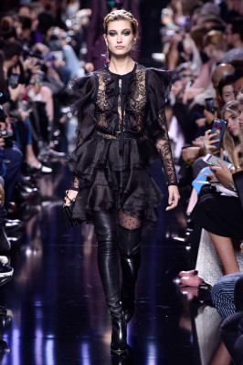 Hailey Baldwin – Elie Saab Runway Show at 2017 PFW in Paris