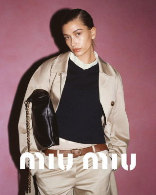 Hailey Baldwin ~ Miu Miu S/S 2022 by Tyrone Lebon