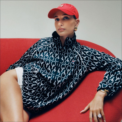 Hailey Baldwin for FILA's 50 Years of Sport
