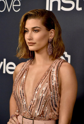 Hailey Baldwin – 2017 InStyle and Warner Bros Golden Globes After Party in LA