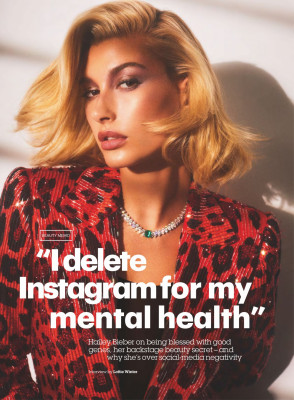 Hailey Baldwin – Glamour Magazine UK February 2019 Issue