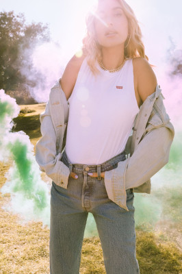 HAILEY BIEBER and Jaden Smith for Levi’s Spring 2020 Campaign