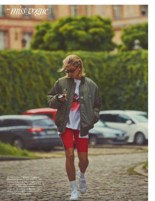 HAILEY BIEBER in Vogue Magazine, September 2019