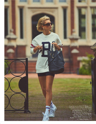 HAILEY BIEBER in Vogue Magazine, September 2019
