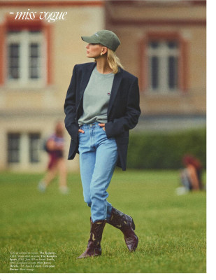 HAILEY BIEBER in Vogue Magazine, September 2019