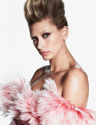 HAILEY BIEBER in Vogue Magazine, Germany April 2020