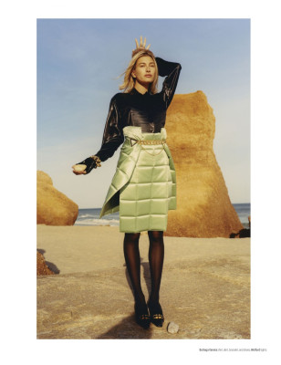 HAILEY BIEBER in W Magazine, July 2019