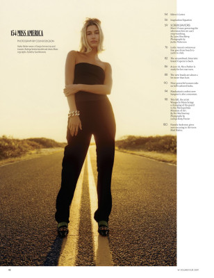 HAILEY BIEBER in W Magazine, July 2019