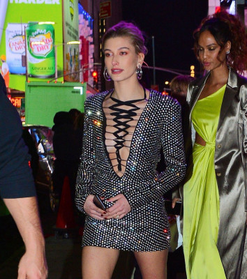 Hailey Rhode Bieber – The Times Square EDITION Premiere in New York City 03/12/2