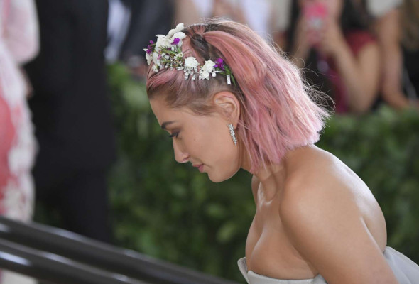 Hailey Baldwin – 2018 MET Costume Institute Gala in NYC