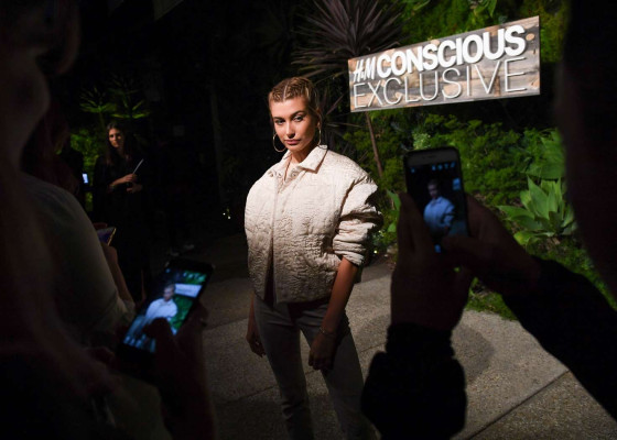 Hailey Baldwin – H&amp;M Conscious Exclusive Collection Dinner in Los Angeles