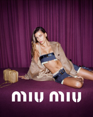 Hailey Baldwin ~ Miu Miu S/S 2022 by Tyrone Lebon