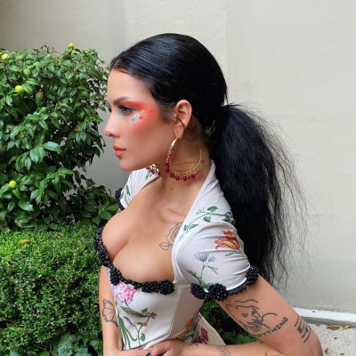 Halsey - Y/PROJECT Show at Paris Fashion Week 09/26/2019