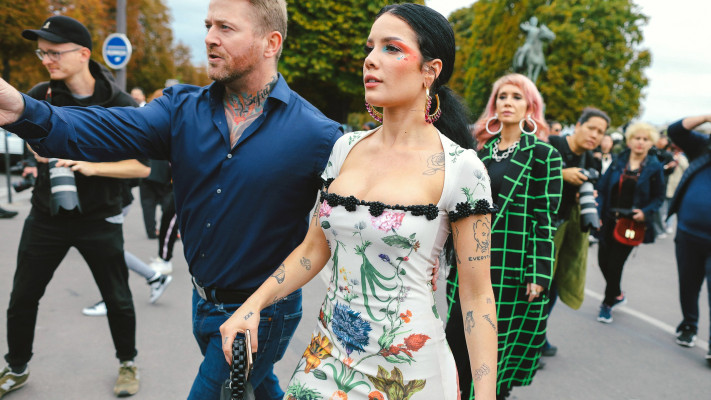 Halsey - Y/PROJECT Show at Paris Fashion Week 09/26/2019