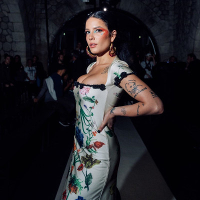 Halsey - Y/PROJECT Show at Paris Fashion Week 09/26/2019