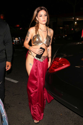 Halsey - Halloween Party at Delilah in West Hollywood 10/31/2017