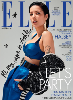 Halsey - Elle Australia December 2019