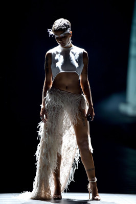Halsey Performing at 2018 VS Fashion Show in NYC