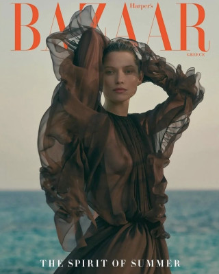 Hana Jirickova ~ Harper&#039;s Bazaar Greece 08.2024 by Paul Morel