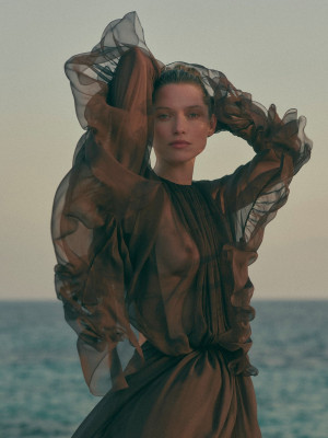 Hana Jirickova ~ Harper&#039;s Bazaar Greece 08.2024 by Paul Morel