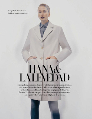 Hana Soukupova ~ Harper’s Bazaar España 03. 2023 by Alvaro Gracia