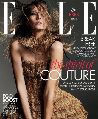 Hana Soukupova for Elle CZ 04.2025 by  Greg Kadel