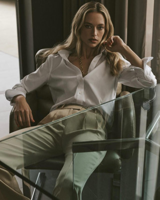 Hannah Ferguson for Brooks Brothers