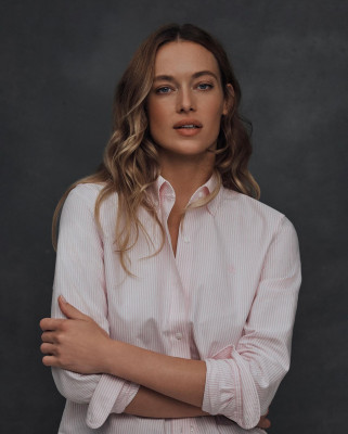 Hannah Ferguson for Brooks Brothers