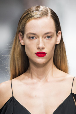 Hannah Ferguson- Blumarine Spring/Summer 2018 Fashion Show in Milan