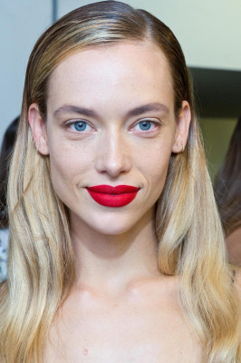 Hannah Ferguson- Blumarine Spring/Summer 2018 Fashion Show in Milan