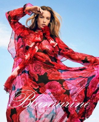 Hannah Ferguson – Blumarine Fall 2019