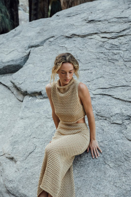 Hannah Ferguson - Savannah Morrow The Label Summer 2022