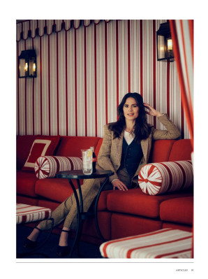 Hayley Atwell ~ THE RAKE MAGAZINE AUGUST 2023