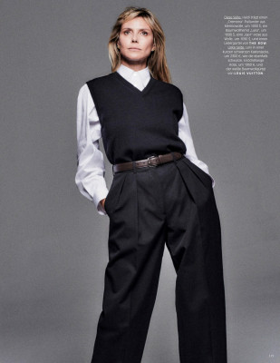 Heidi Klum &amp; Leni Klum by Chris Colls for Vogue Germany // Jan/Feb 2021
