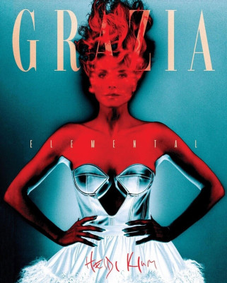 Heidi Klum for GRAZIA New Issue “Elemental”