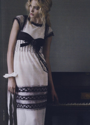 Heidi Mount ~ Chanel Spring/Summer 2009 by Karl Lagerfeld