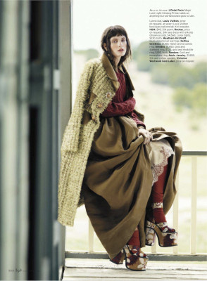 Heidi Mount ~ Elle US October 2012 by KT Auleta