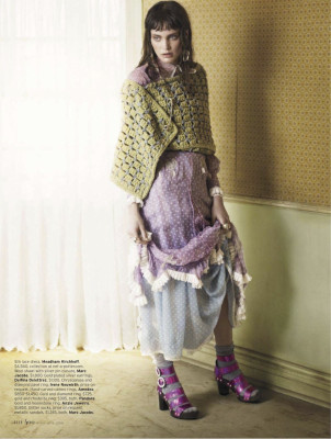 Heidi Mount for Elle US October 2012 by KT Auleta