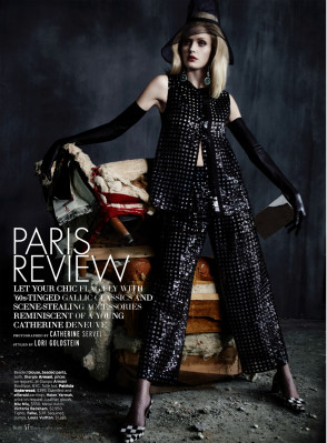 Heidi Mount ~ Elle US March 2013 by Catherine Servel