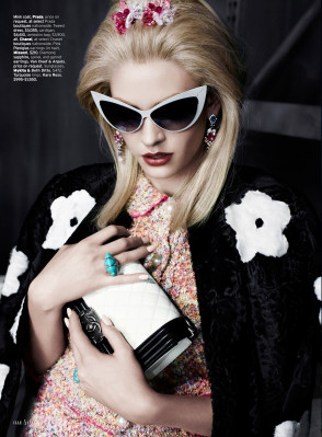 Heidi Mount ~ Elle US March 2013 by Catherine Servel