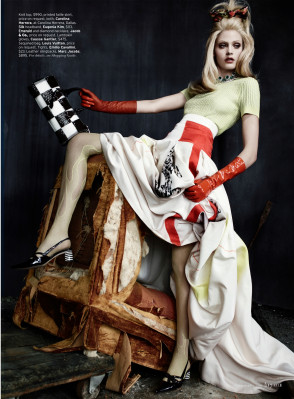 Heidi Mount ~ Elle US March 2013 by Catherine Servel