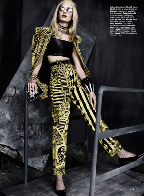 Heidi Mount ~ Elle US March 2013 by Catherine Servel