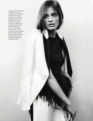 Heidi Mount ~ ELLE UK DECEMBER 2012 by David Slijper