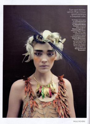 Heidi Mount for Vogue Russia May 2010 by Paolo Roversi