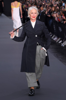 Helen Mirren Walks L’Oreal Show, PFW in Paris 