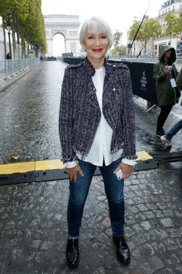 Helen Mirren Walks L’Oreal Show, PFW in Paris 