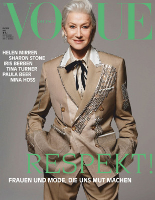 HELEN MIRREN in Vogue Magazine, Germany May 2020
