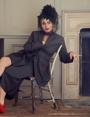 HELENA BONHAM CARTER and OLIVIA COLMAN in Emmy Magazine, December 2019