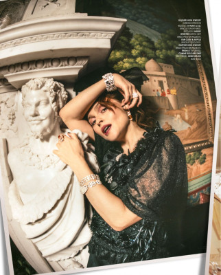 HELENA BONHAM CARTER in Town &amp; Country Magazine, Secember 2019/January 2020
