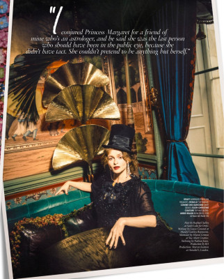 HELENA BONHAM CARTER in Town &amp; Country Magazine, Secember 2019/January 2020